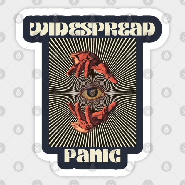 Hand Eyes Widespread Panic Sticker by Kiho Jise